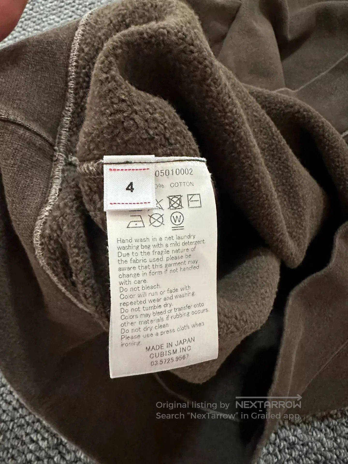 Visvim visvim mud dye 3/4 sleeve top. Size US M / EU 48-50 / 2 - 5 Thumbnail