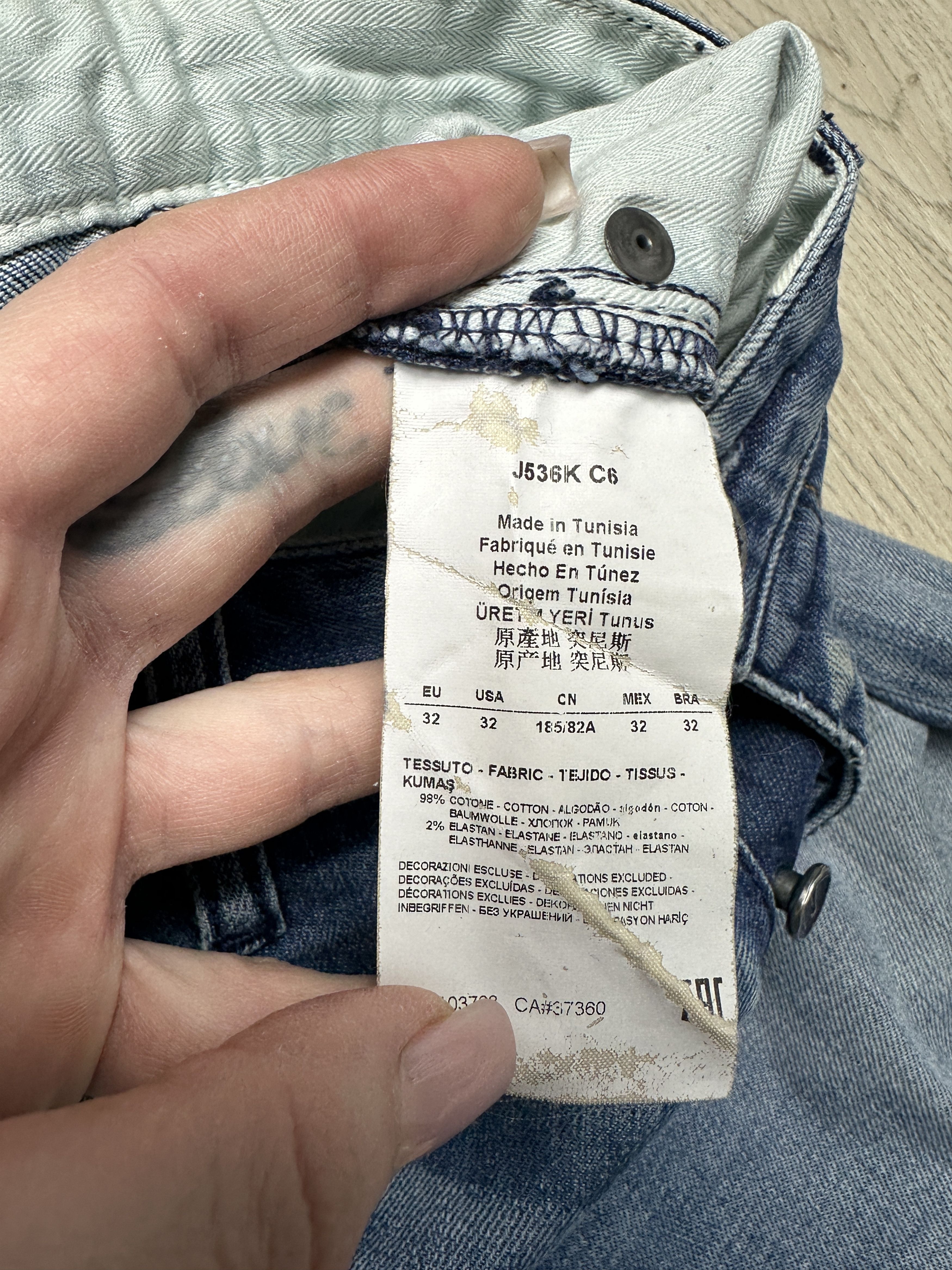 Armani Armani Jeans Vintage Mens Denim Pants Jeans Size US 32 / EU 48 - 11 Thumbnail