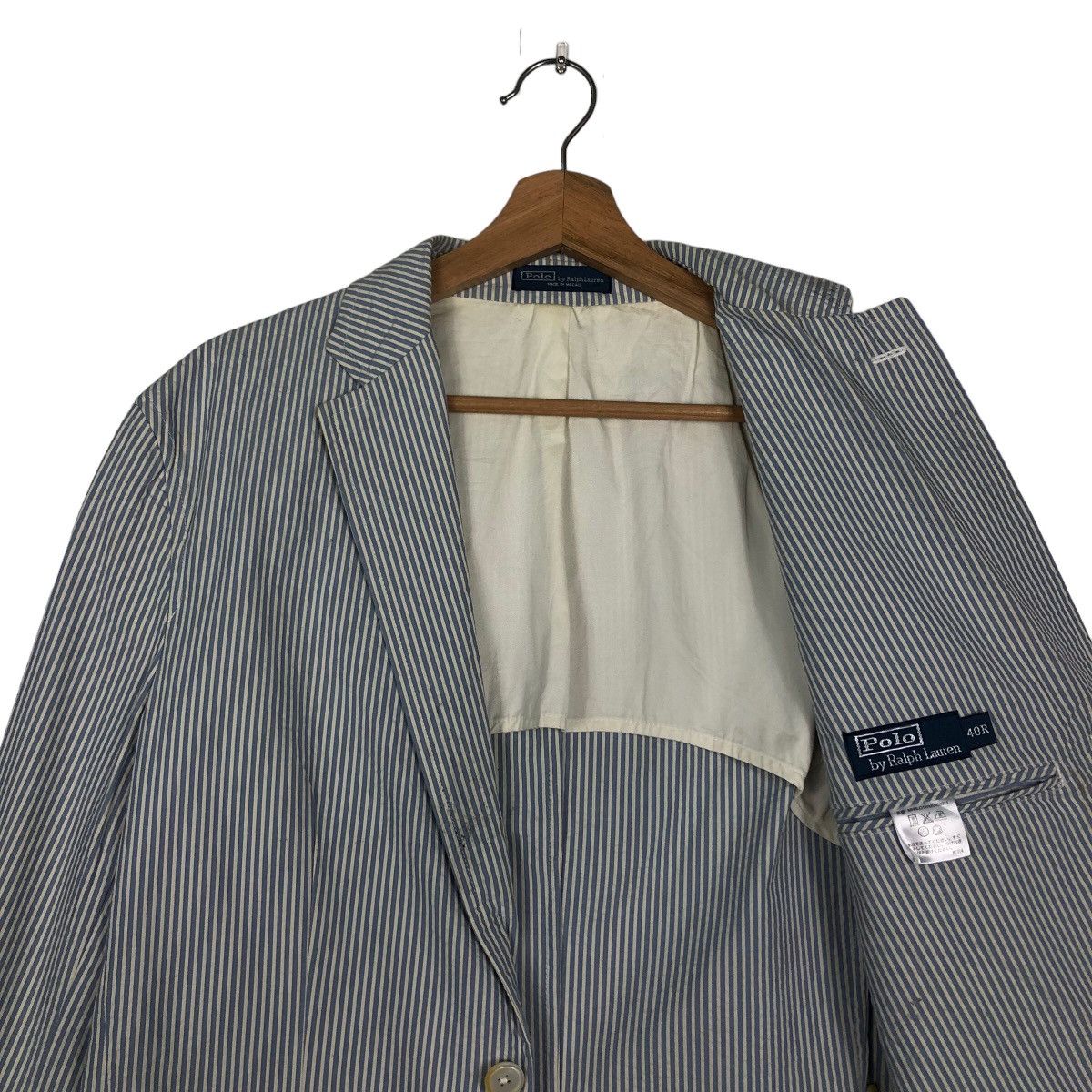 Polo Ralph Lauren 🔥Vtg Hickory Chore Jacket Polo Ralph Lauren Macau Made Size US M / EU 48-50 / 2 - 9 Thumbnail