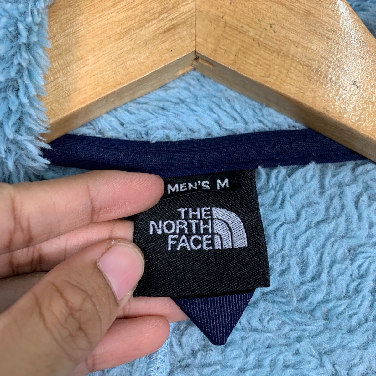 Polartec × The North Face THE NORTH FACE Polartec Light Blue Fleece Jacket #0988-C44 Size US M / EU 48-50 / 2 - 16 Thumbnail
