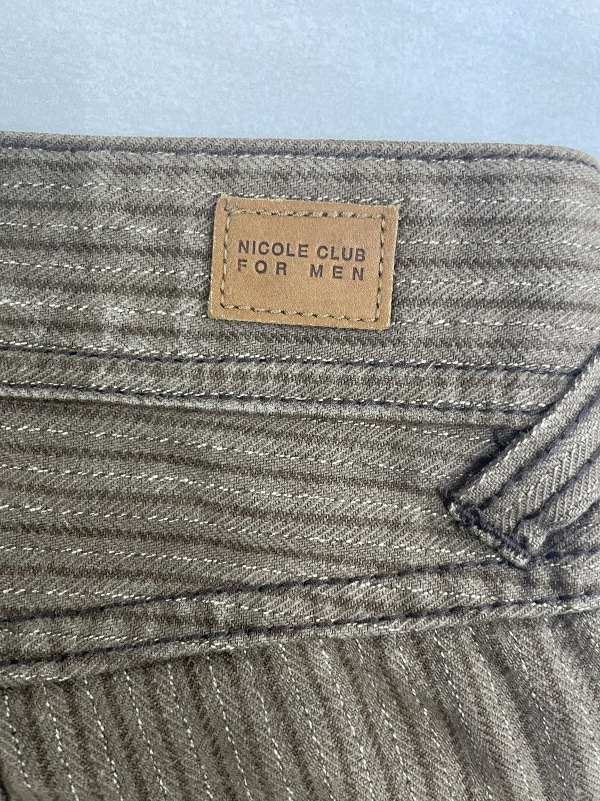 PPFM NicoleClubForMen Japan Hickory Flare Bush Jeans Size US 34 / EU 50 - 9 Thumbnail