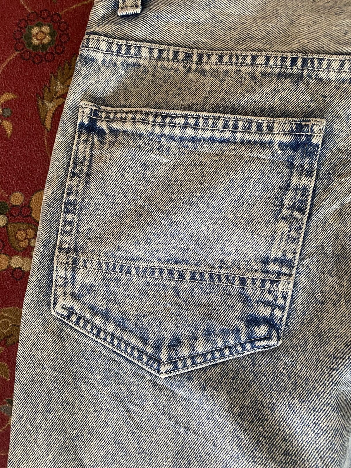Japanese Brand × Vintage Vintage Cube Sugar Acid Wash Workwear Denim Pant Size US 29 - 9 Thumbnail