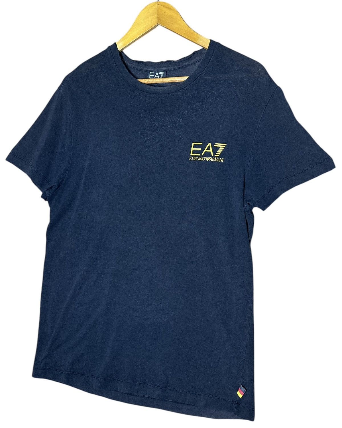 Emporio Armani × Vintage Emporio Armani EA7 TSHIRT Marine Size US L / EU 52-54 / 3 - 2 Thumbnail