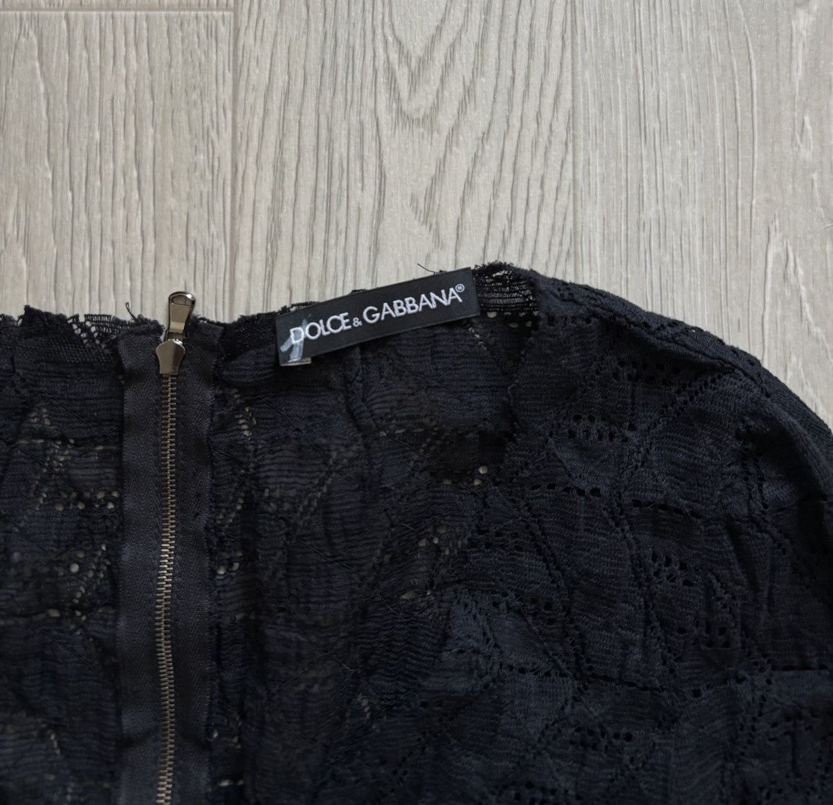 Dolce & Gabbana Vintage Dolce Gabbana Zip Mesh Dress Size XS / US 0-2 / IT 36-38 - 2 Thumbnail