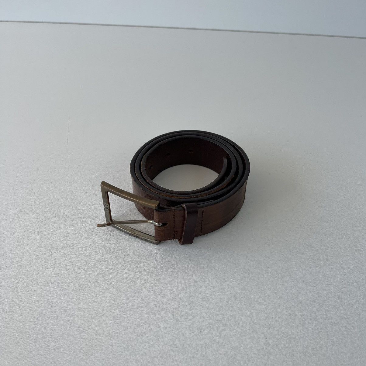 Versace Jeans Couture Versace Jeans Couture Leather Belt Brown CV0F14/80542 Size 32 - 4 Thumbnail