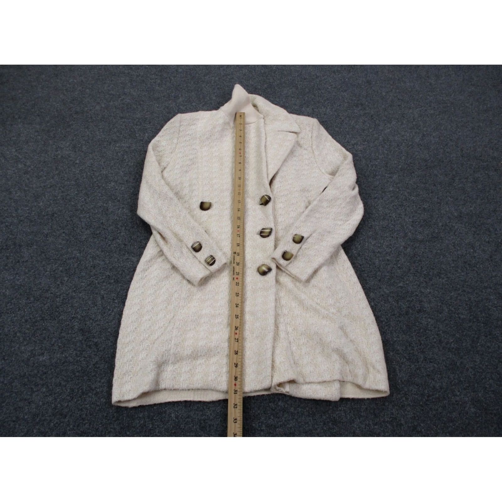 St. John St. John Coat Womens 4 White Marie Gray Coat Parka USA Made Collection Overcoat Jacket Size S / US 4 / IT 40 - 3 Thumbnail