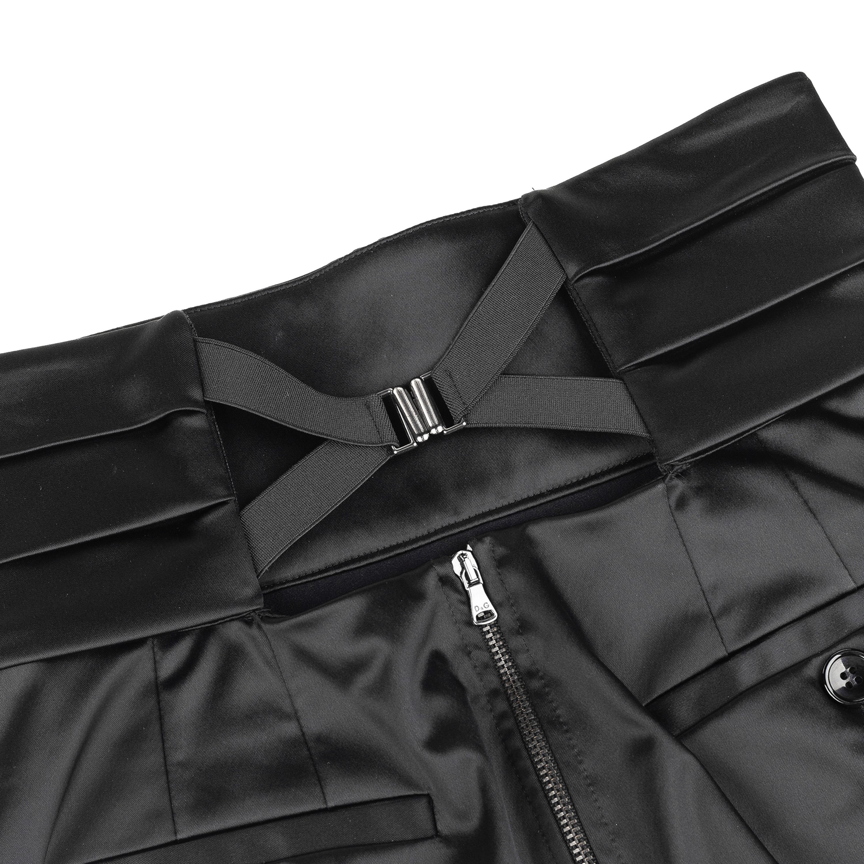Dolce & Gabbana Dolce & Gabbana Black Corset Pencil Skirt Size 25" / US 0 / IT 36 - 2 Thumbnail