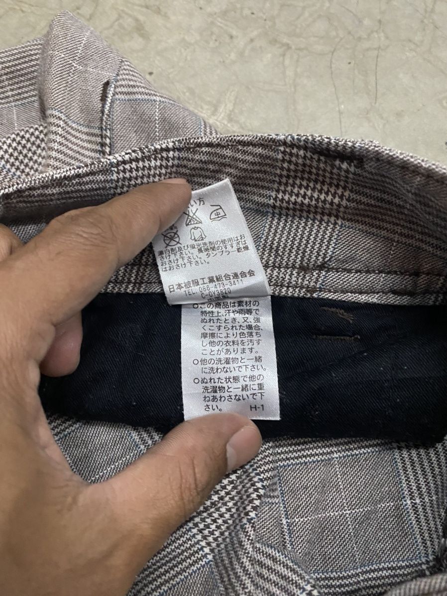 Japanese Brand Japanese Checkered Flare Gothic Stretchable 121 Size US 32 / EU 48 - 8 Thumbnail