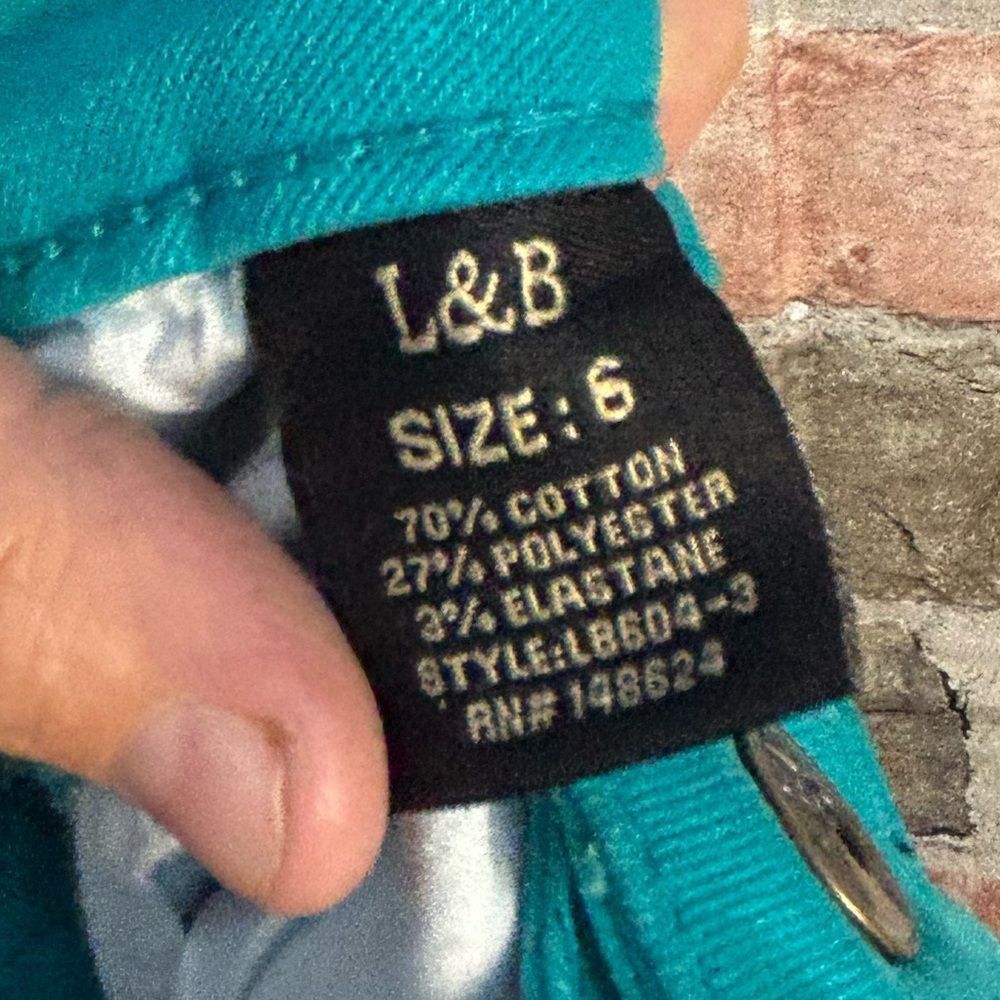 L&B L&B Lucky & Blessed Teal Jeans Size 6 Size 28" / US 6 / IT 42 - 4 Thumbnail