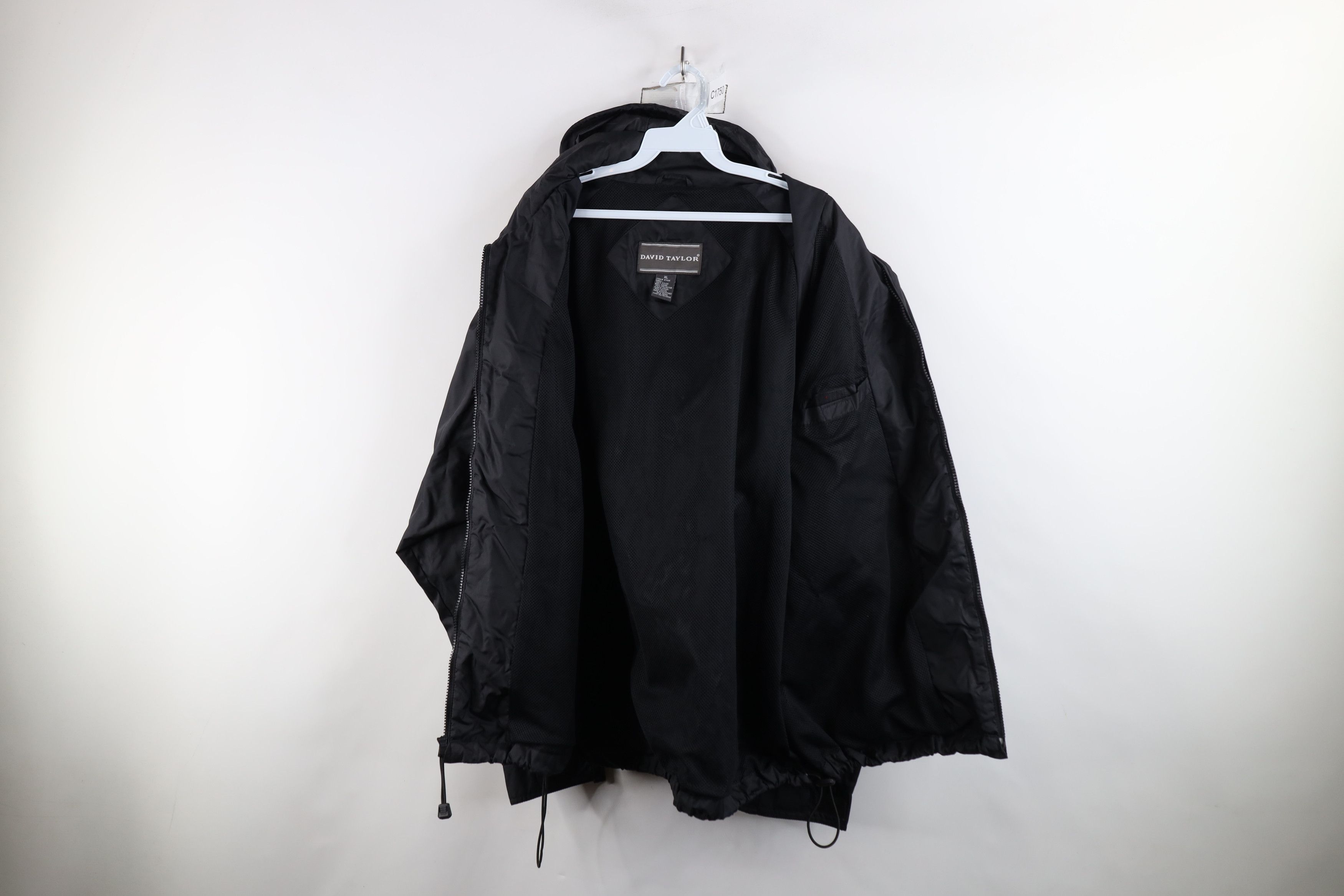 Vintage Vintage 90s Streetwear Full Zip Windbreaker Jacket Black Size US XL / EU 56 / 4 - 10 Thumbnail