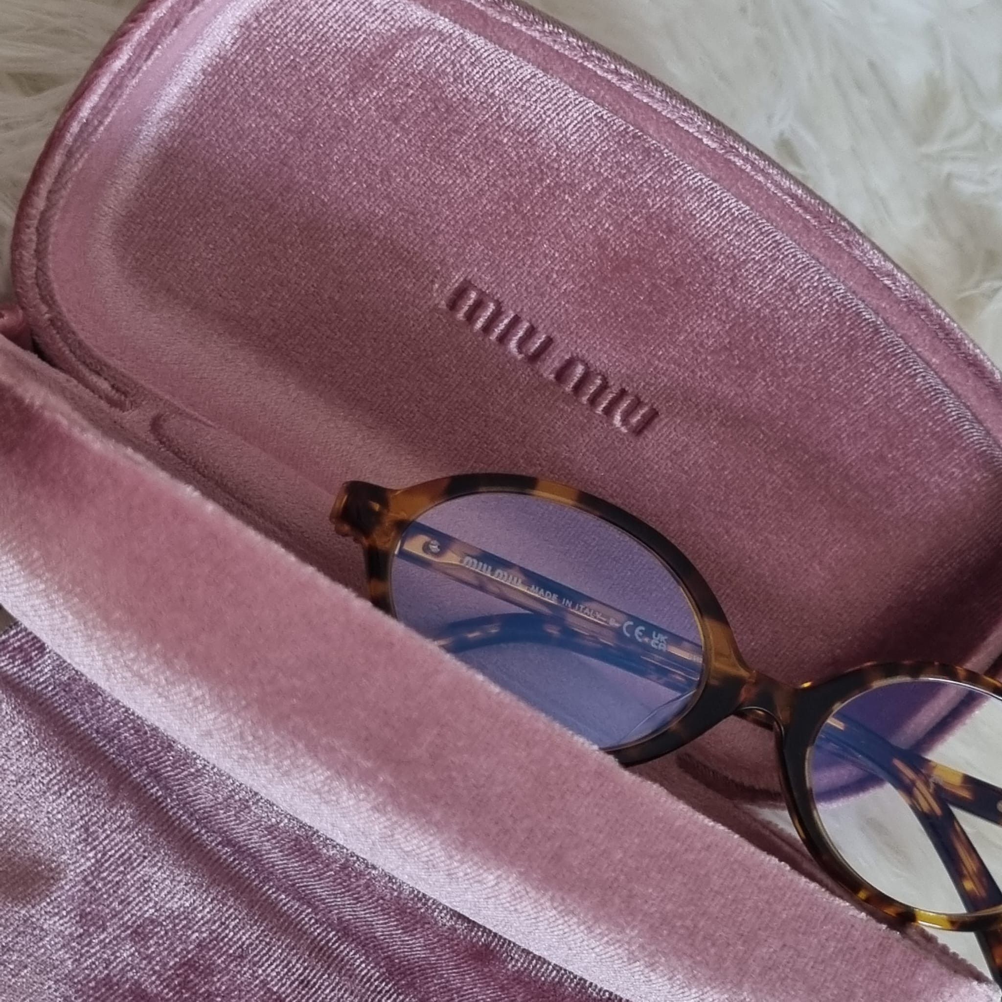 Miu Miu NEW SMU04ZSF VAU08N WOMEN ROUND EYEGLASSES MIU MIU SMU049Z-F Size ONE SIZE - 6 Thumbnail