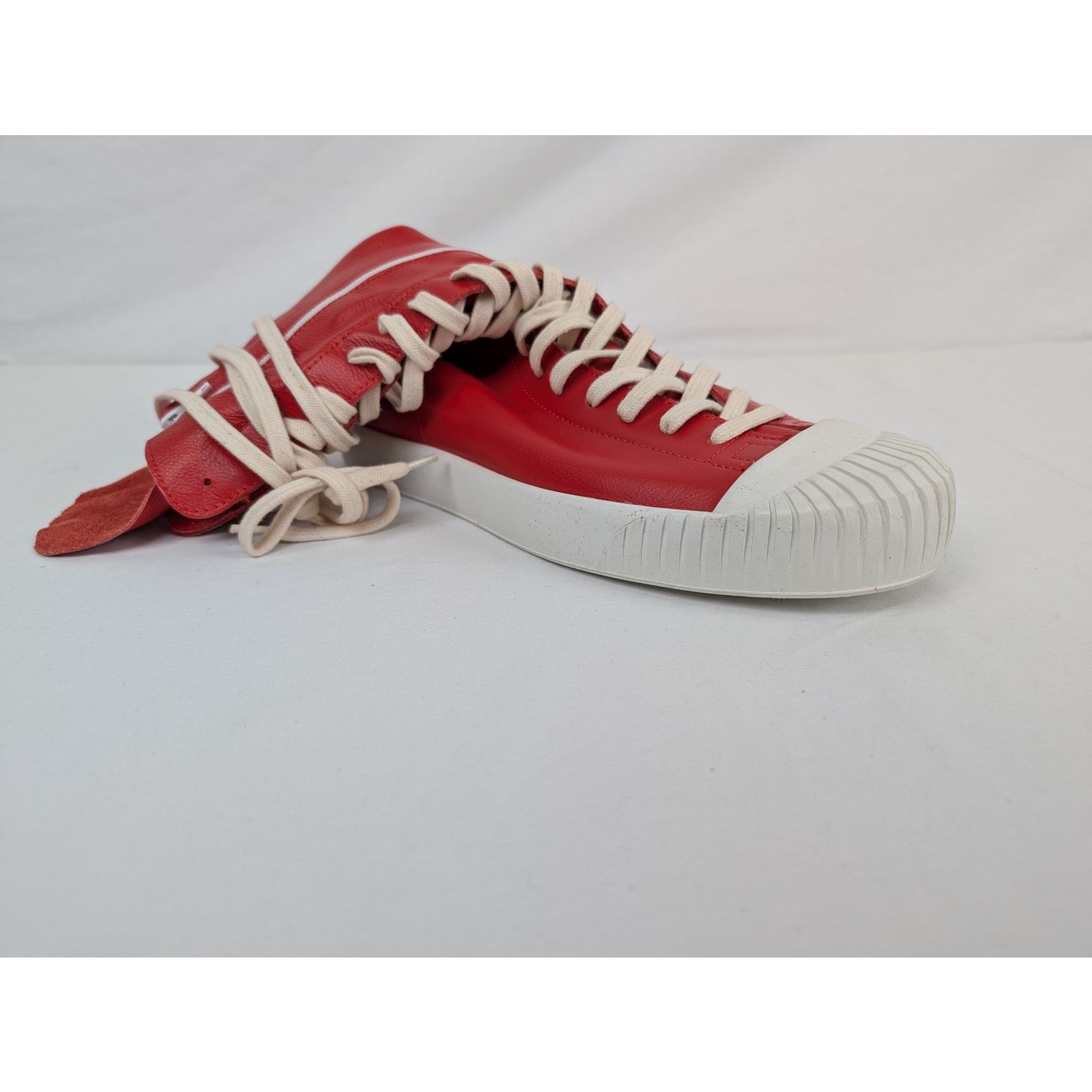 Vivienne Westwood o1rshd1 Lena Leather Boxing Boot in Red Size US 10 / EU 43 - 1 Thumbnail