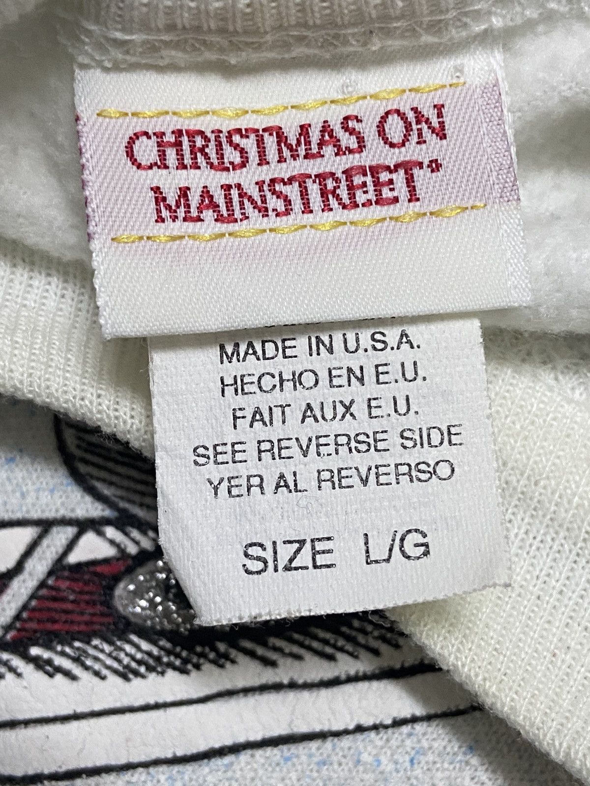 Vintage Vintage 90s Christmas on Mainstreet Size US L / EU 52-54 / 3 - 4 Thumbnail