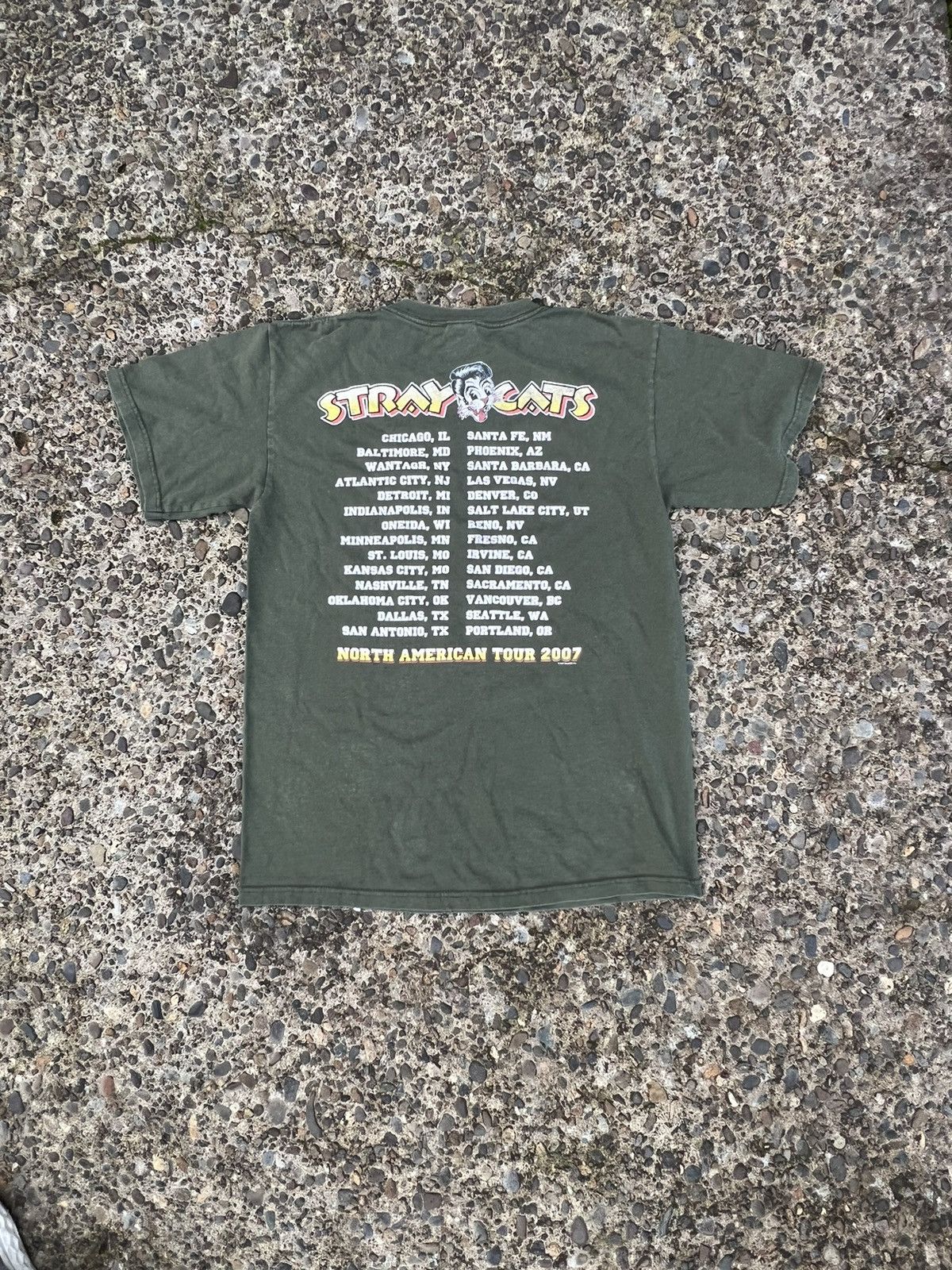 Vintage 2007 Stray Cats Shirt Size US M / EU 48-50 / 2 - 2 Thumbnail