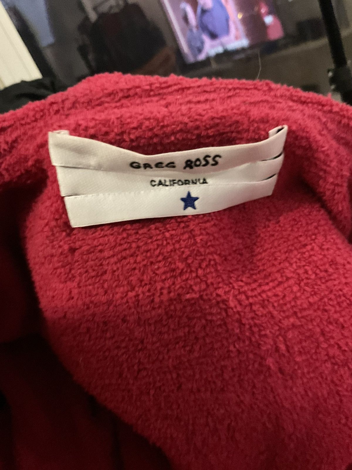 Greg Ross Greg Ross red towel hoodie oversized bomber Size US S / EU 44-46 / 1 - 5 Thumbnail