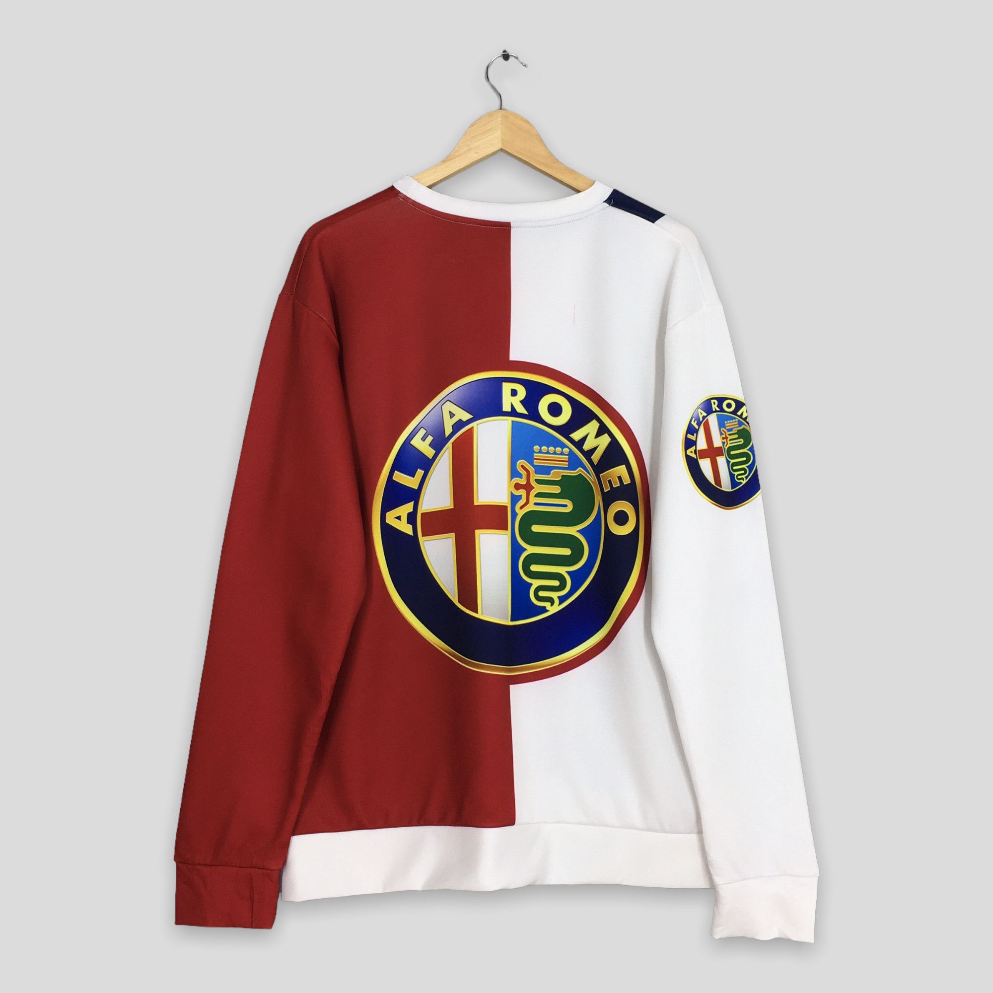 Vintage Vintage Y2K Alfa Romeo Automobiles Polyester Sweater Large Size US L / EU 52-54 / 3 - 6 Thumbnail