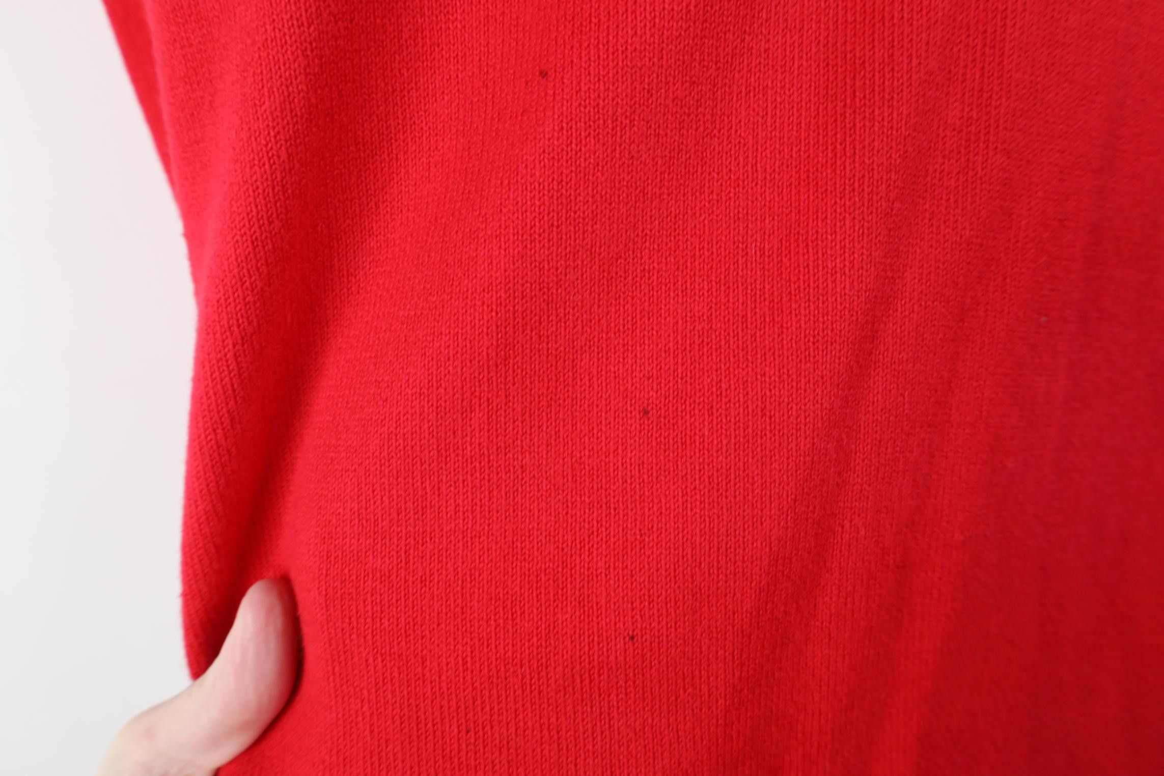 Wilson Vintage 90s Wilson Staff Tennis Knit Crewneck Sweater Red Size US XL / EU 56 / 4 - 6 Thumbnail