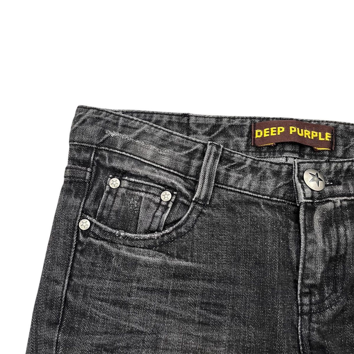 14th Addiction Deep Purple Flared Denim Pant Ifsix Lgb Style Size US 28 / EU 44 - 5 Thumbnail