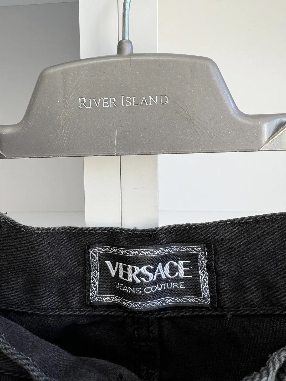 Versace × Versace Jeans Couture × Vintage Vintage Versace Jeans Couture black pants Size US 36 / EU 52 - 7 Thumbnail