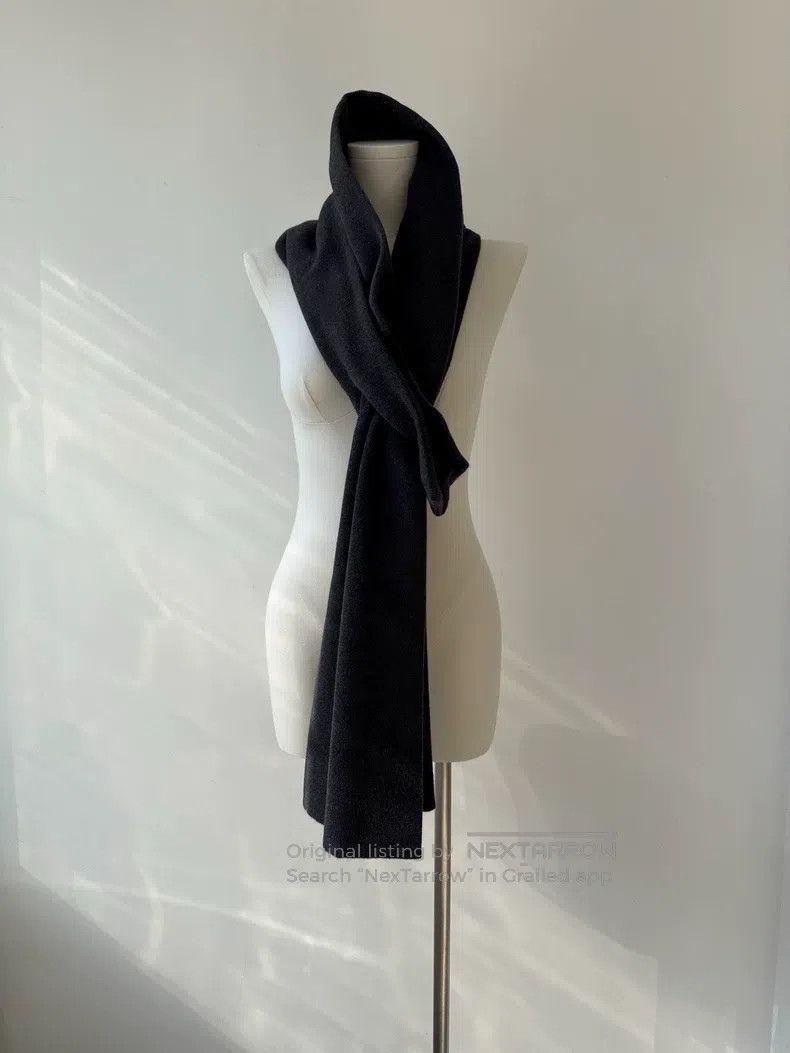 Yohji Yamamoto Yohji Yamamoto 05AW layered cashmere wool scarf Size ONE SIZE - 4 Thumbnail