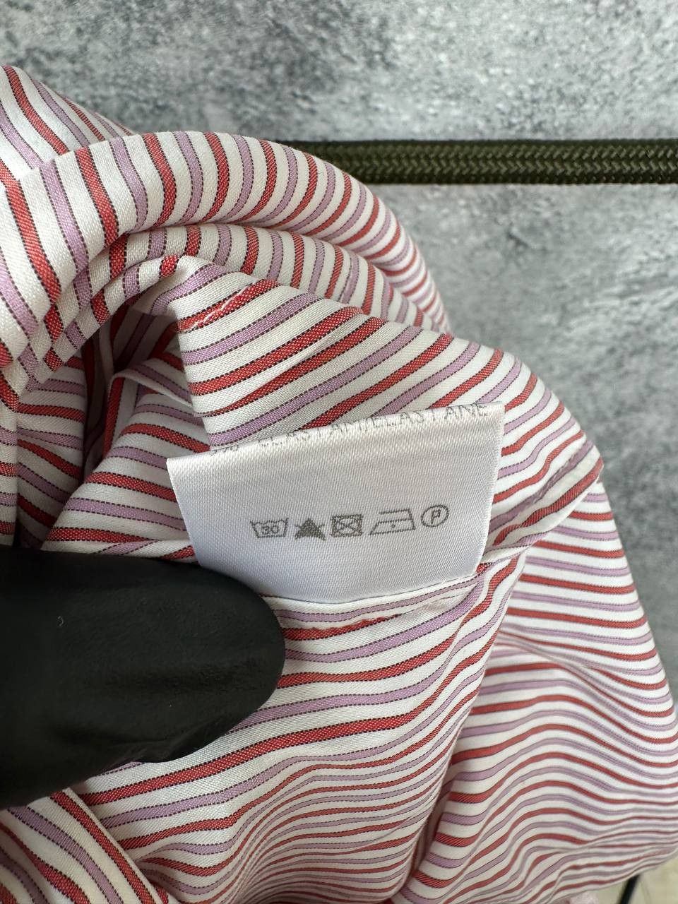 Loro Piana Loro Piana Button Up Shirt Striped Oxford Long Sleeve Size M / US 6-8 / IT 42-44 - 15 Thumbnail