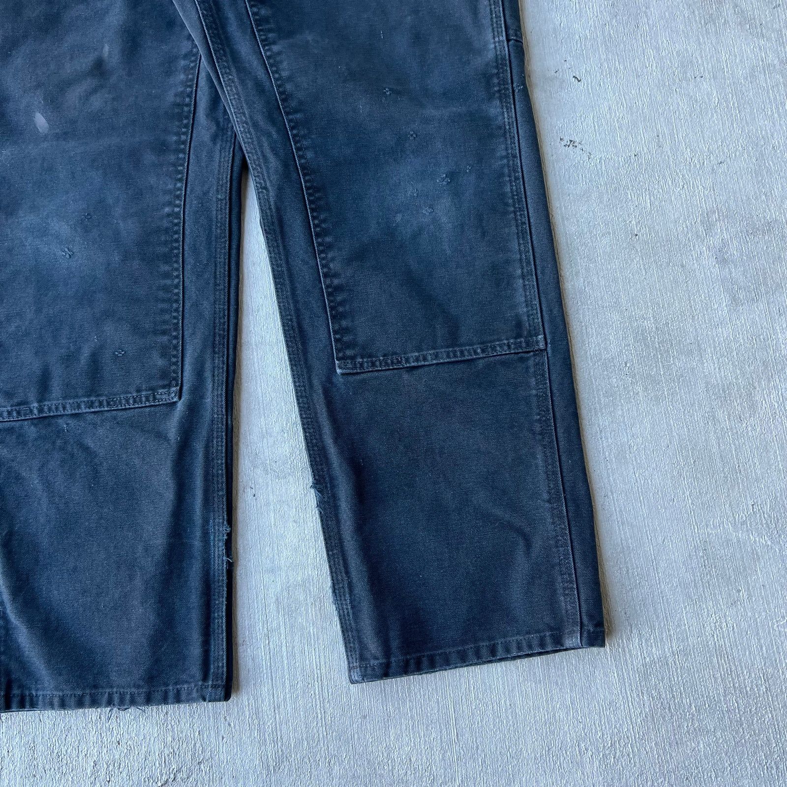 Carhartt × Vintage Vintage Y2K Carhartt black double knee work carpenter pants Size US 32 / EU 48 - 4 Thumbnail