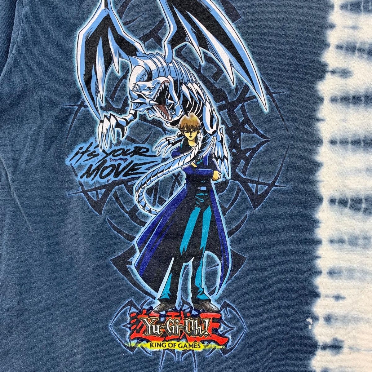Vintage Vintage 90s YU-GI-OH Yugioh King Of Games Blue Eyes Tshirt Size US XXL / EU 58 / 5 - 3 Thumbnail
