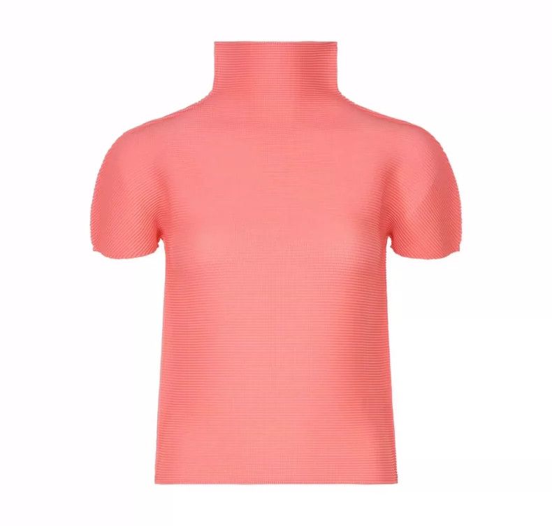 Issey Miyake issey miyake size:one size Pink pleated short sleeves Size XXS / US 00 / IT 34 - 2 Thumbnail