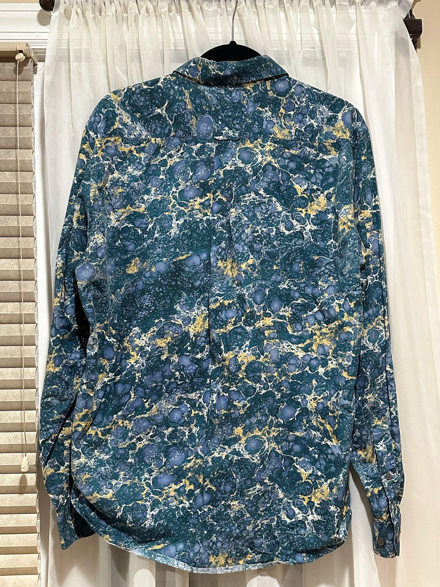 Acne Studios FW13 Isherwood Marble Button Up Down Shirt 52 Vintage Size US L / EU 52-54 / 3 - 3 Thumbnail