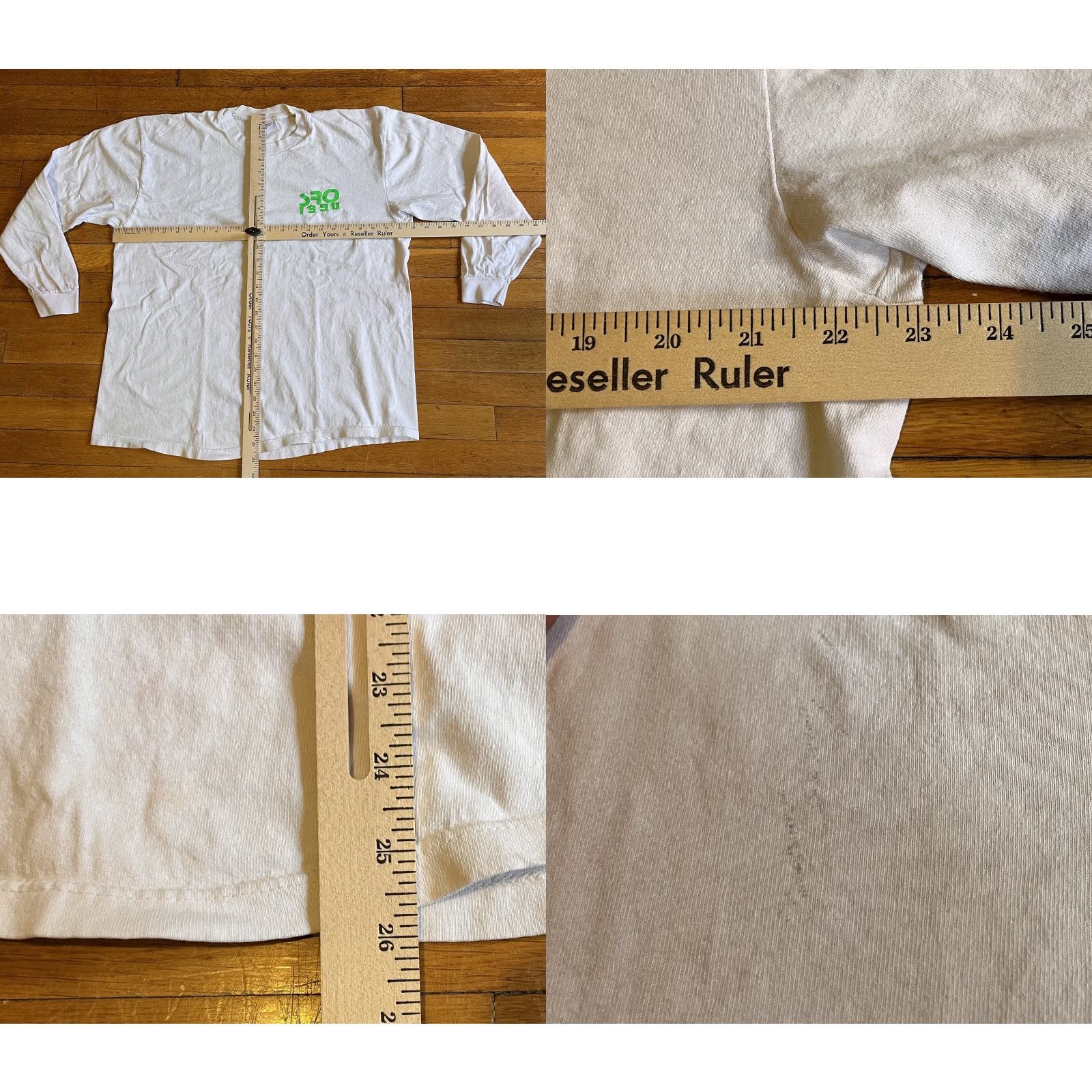 Vintage VINTAGE 90s Stedman SRO Student Resource Officer Shirt Men XL White Long Sleeve Crew Neck Graphic Print Logo Double-Sided Retro Hippie Teacher Size US XL / EU 56 / 4 - 8 Thumbnail