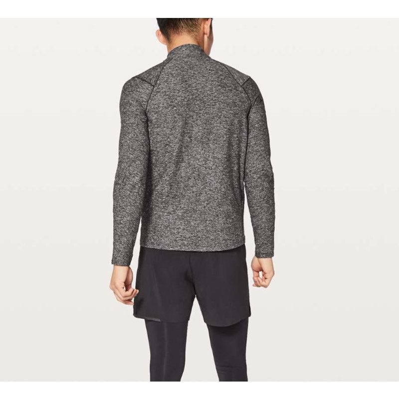 Lululemon Lululemon Surge Warm 1/2 Zip Pullover Heathered Black M3BJ8S Size US M / EU 48-50 / 2 - 7 Thumbnail