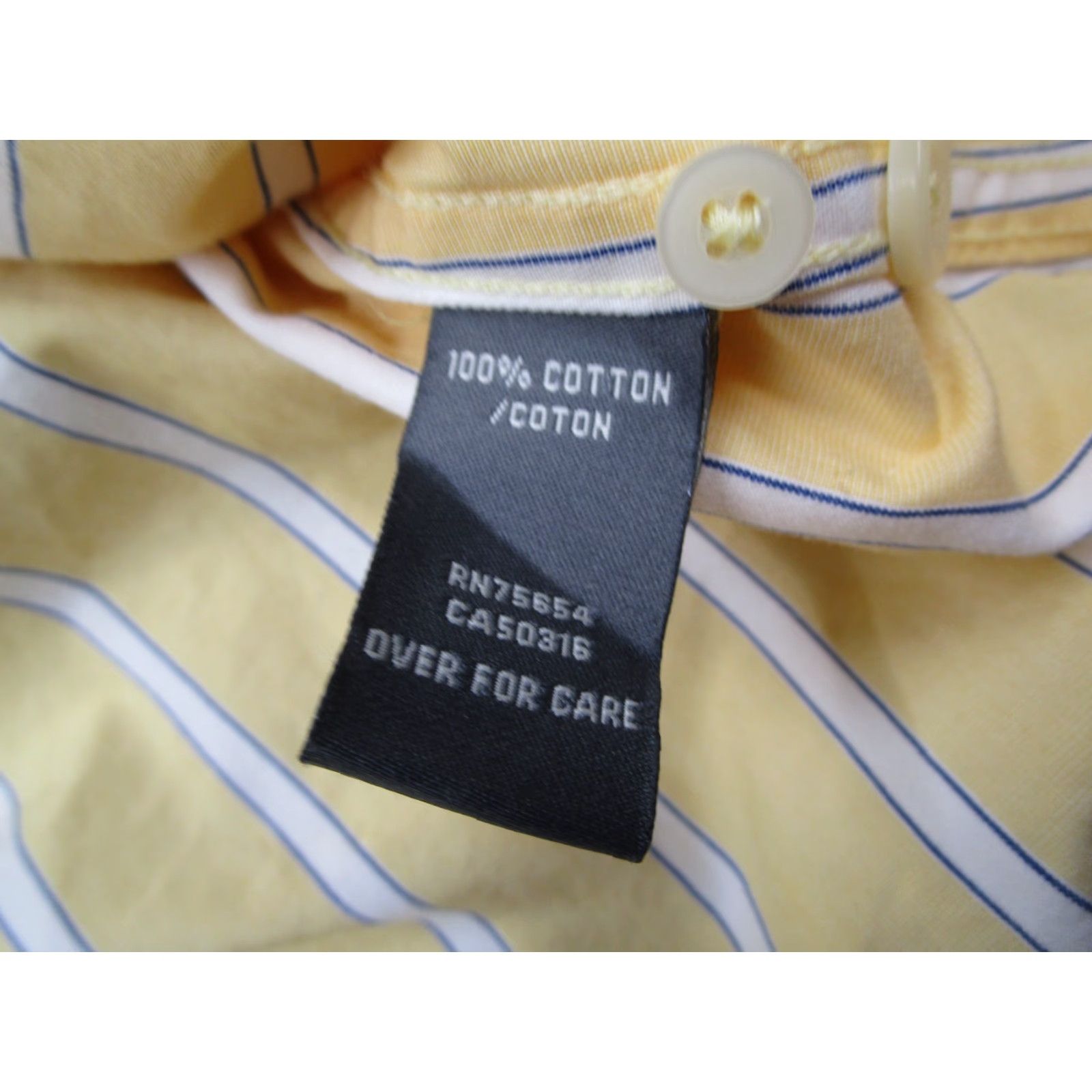 Abercrombie & Fitch VINTAGE Abercrombie Fitch Shirt Mens Large Yellow Button Up Twill Long Sleeve Muscle Y2K Size US L / EU 52-54 / 3 - 4 Thumbnail