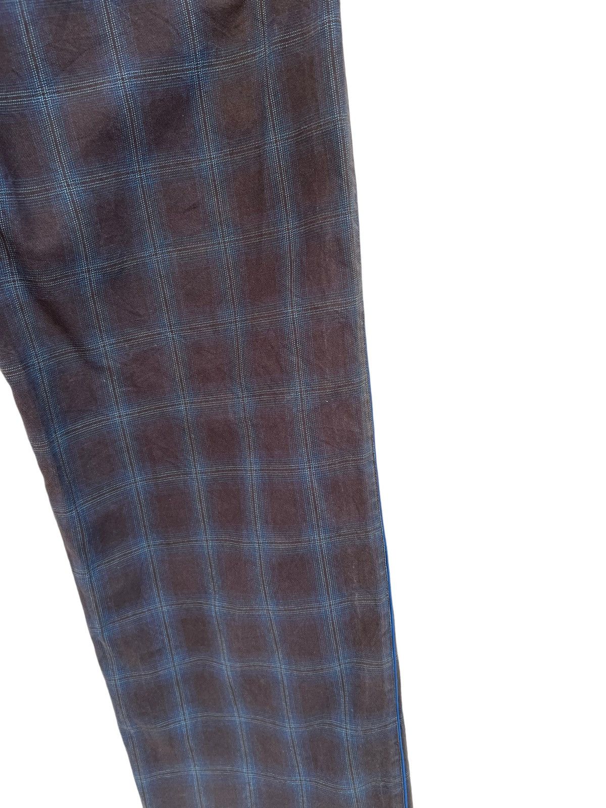 Vintage SAMPLE DESIGN WORKS Japan Shadow Plaid Cargo Trouser Pant Size US 32 / EU 48 - 20 Thumbnail