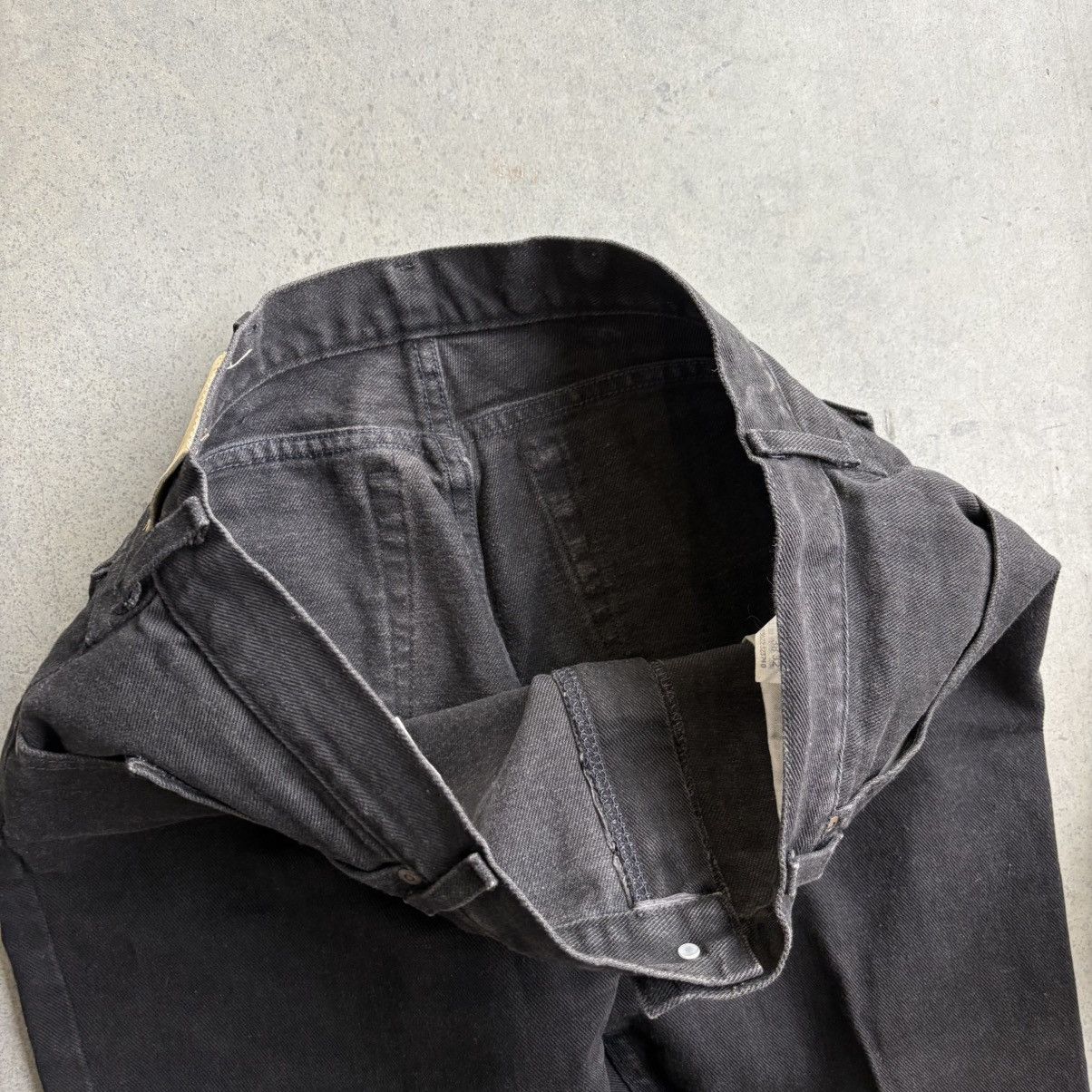 Lee × Levi's × Vintage Vintage 80's Lee Jeans Wrangler Boot Cut Style 38x34 Black Size US 38 / EU 54 - 12 Thumbnail