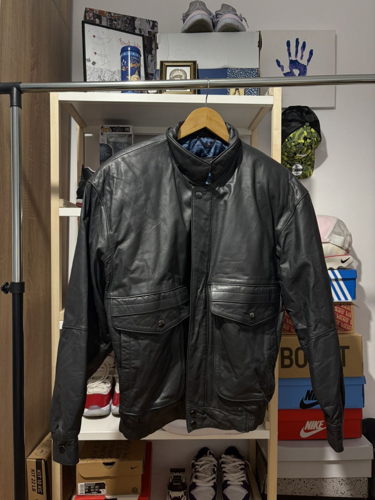 Saint Michael Saint Michael Vintage Leather Jacket Size US S / EU 44-46 / 1 - 1 Thumbnail