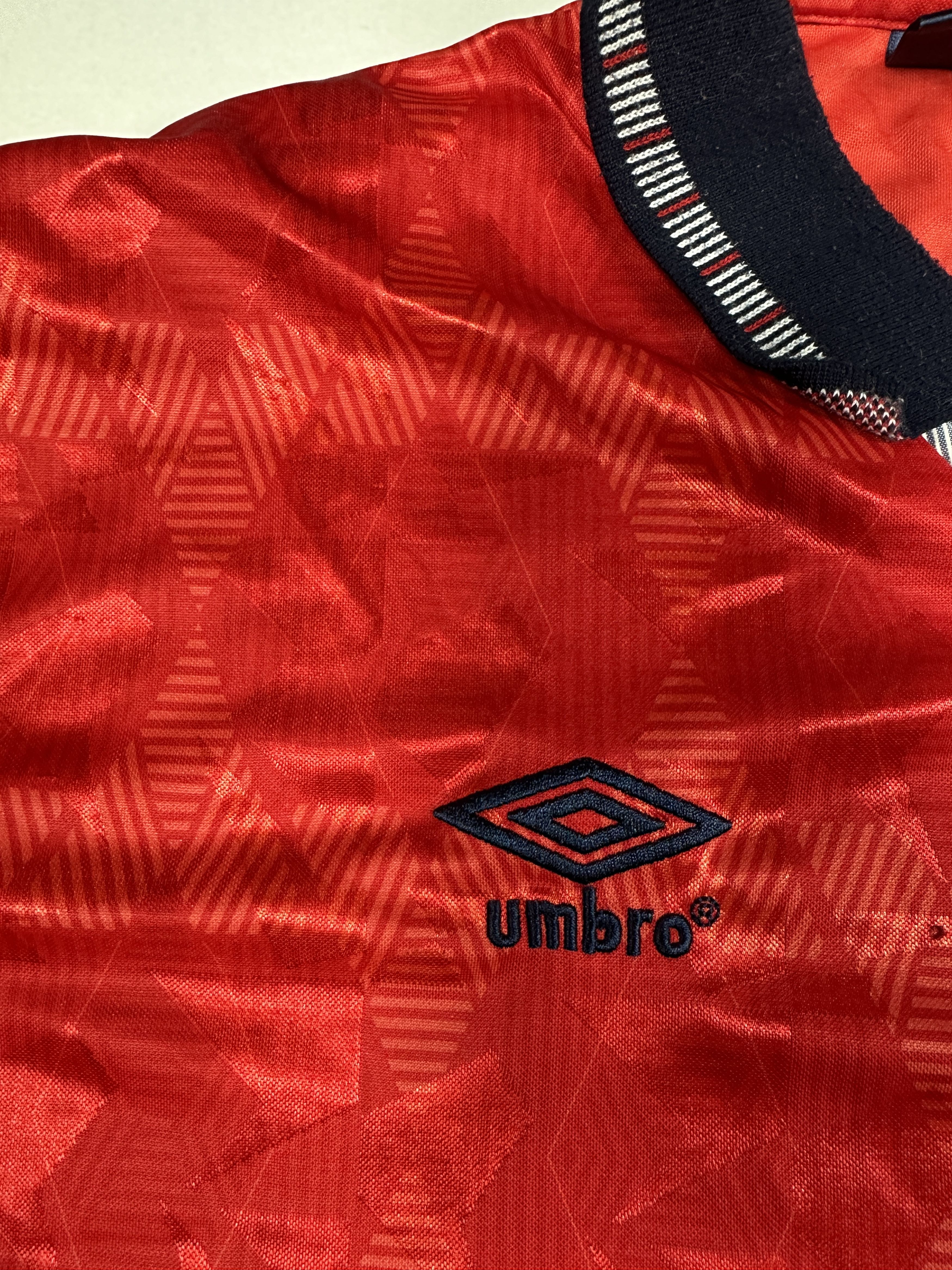 Umbro × Vintage England Reissue 1990-1992 Away Soccer Jersey size XL Size US XL / EU 56 / 4 - 6 Thumbnail
