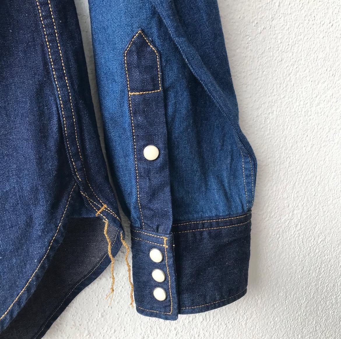 Studio D'Artisan Western Denim Shirt Size US L / EU 52-54 / 3 - 9 Thumbnail