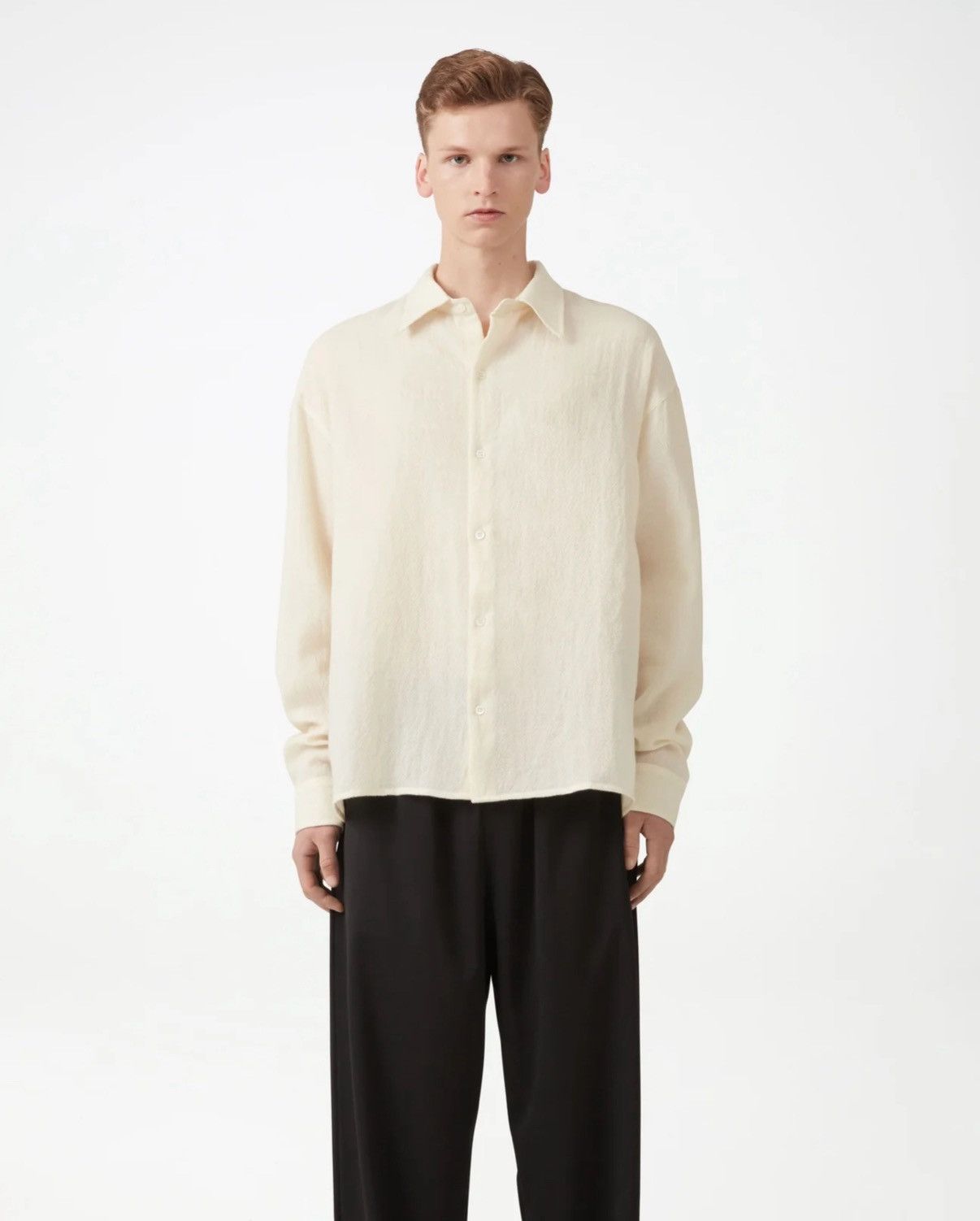 Daniel Simmons Daniel Simmons - Cream Marcello Shirt V1 Size US XS / EU 42 / 0 - 1 Thumbnail