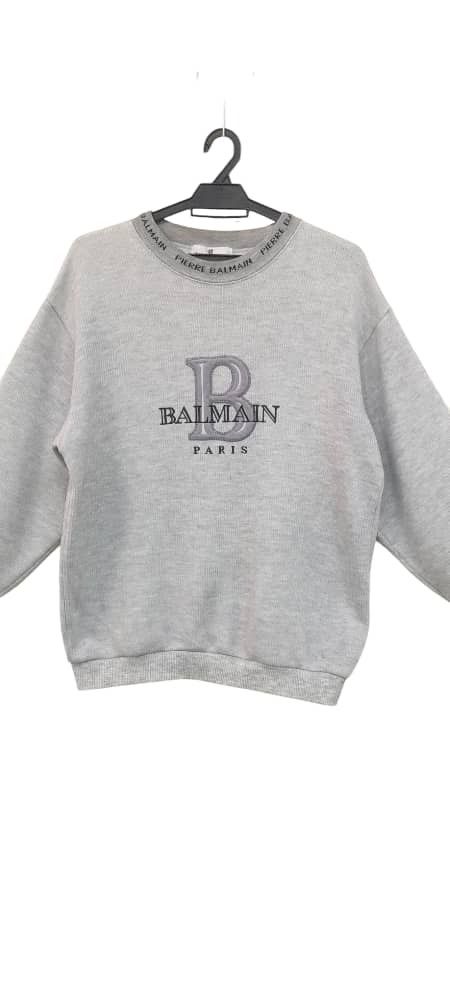 Balmain × Designer × Pierre Balmain Nice Logo Balmain Paris Sweathirt Size US L / EU 52-54 / 3 - 4 Thumbnail