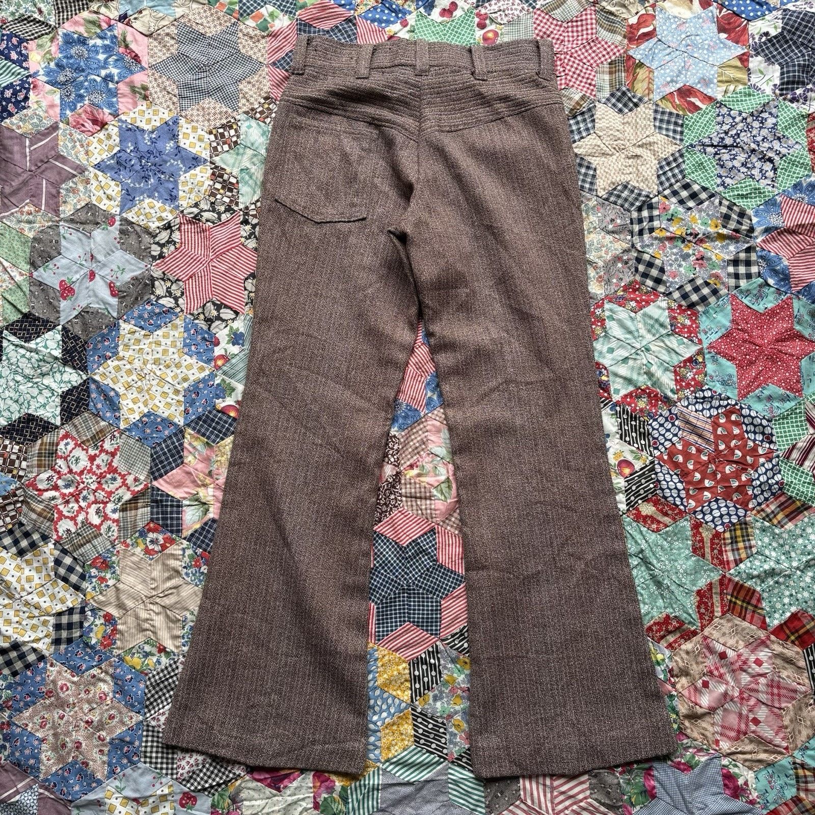 Vintage Vintage 1970s Flared Trousers 32 X 32 Size US 32 / EU 48 - 2 Thumbnail