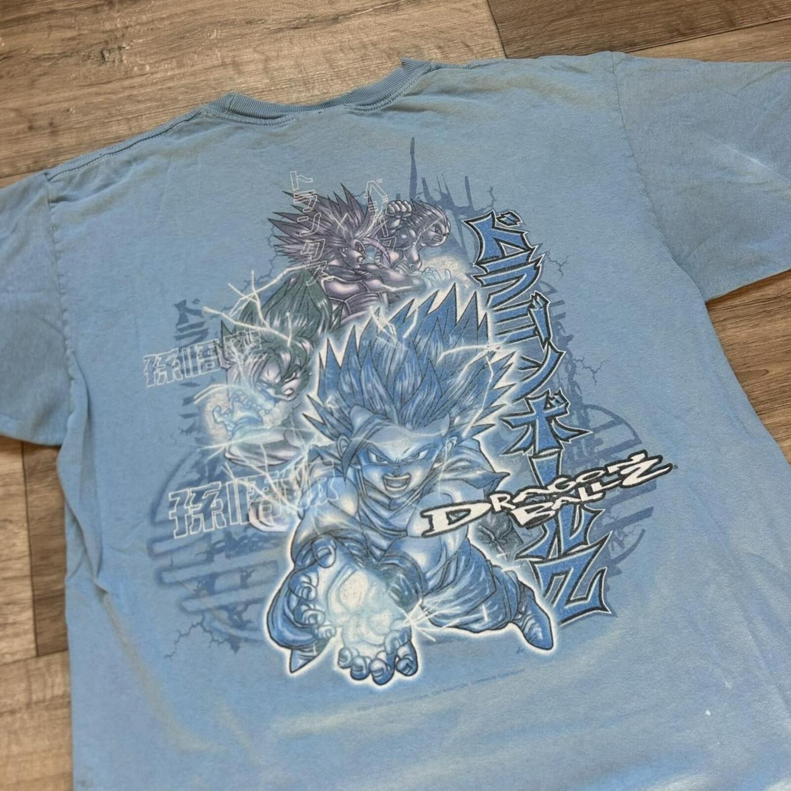 Other Vintage 00’s Dragon Ball Z Anime Blue t shirt size L Size US L / EU 52-54 / 3 - 3 Thumbnail