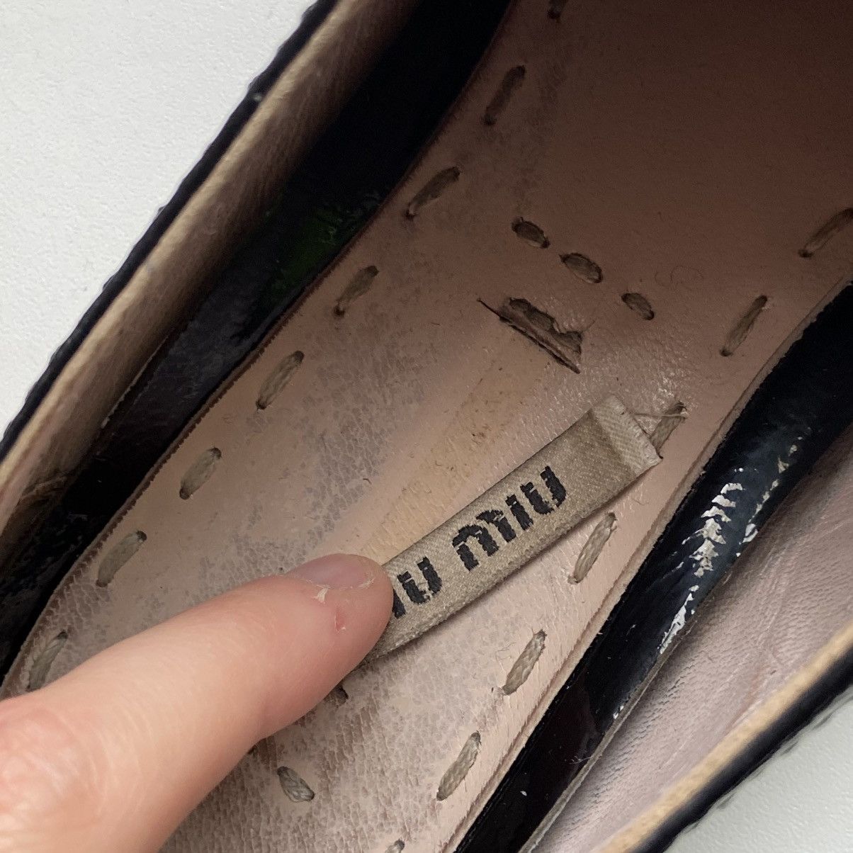 Miu Miu 📌 Vintage Miu Miu Y2K Rare Low top Trainers Prada Size US 9 / IT 39 - 15 Thumbnail