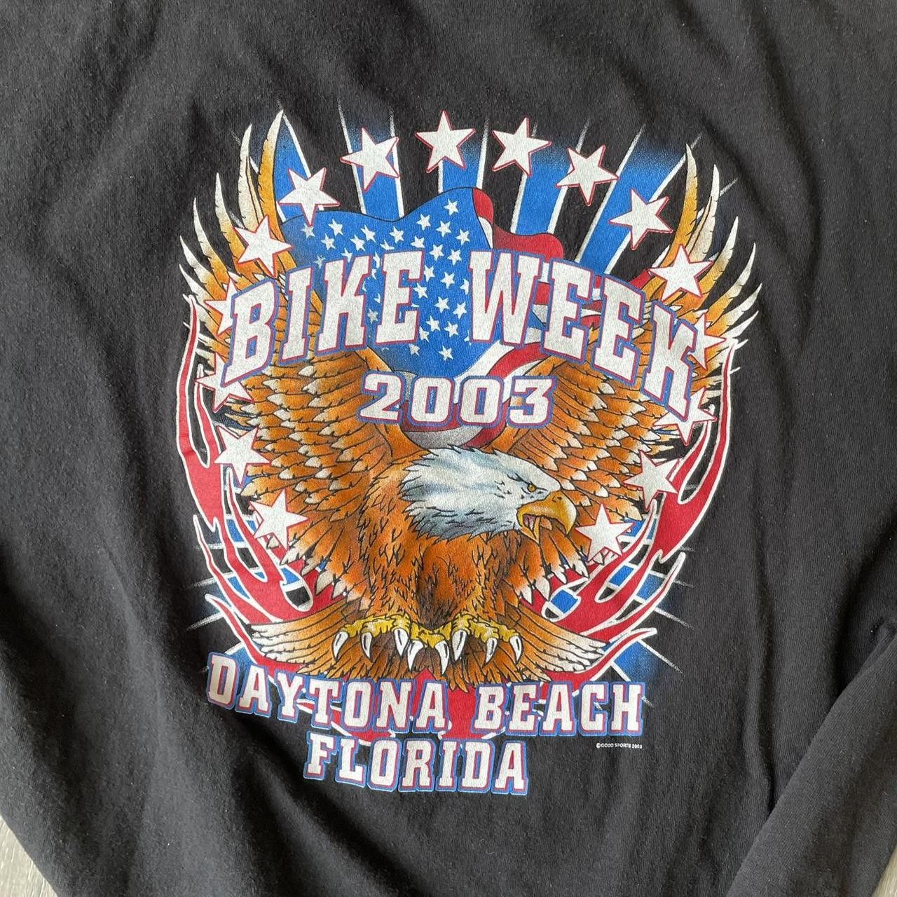 Harley Davidson × Vintage Vintage Y2K 2003 Bike Week Motorcycle Graphic Tee Size US XL / EU 56 / 4 - 3 Thumbnail