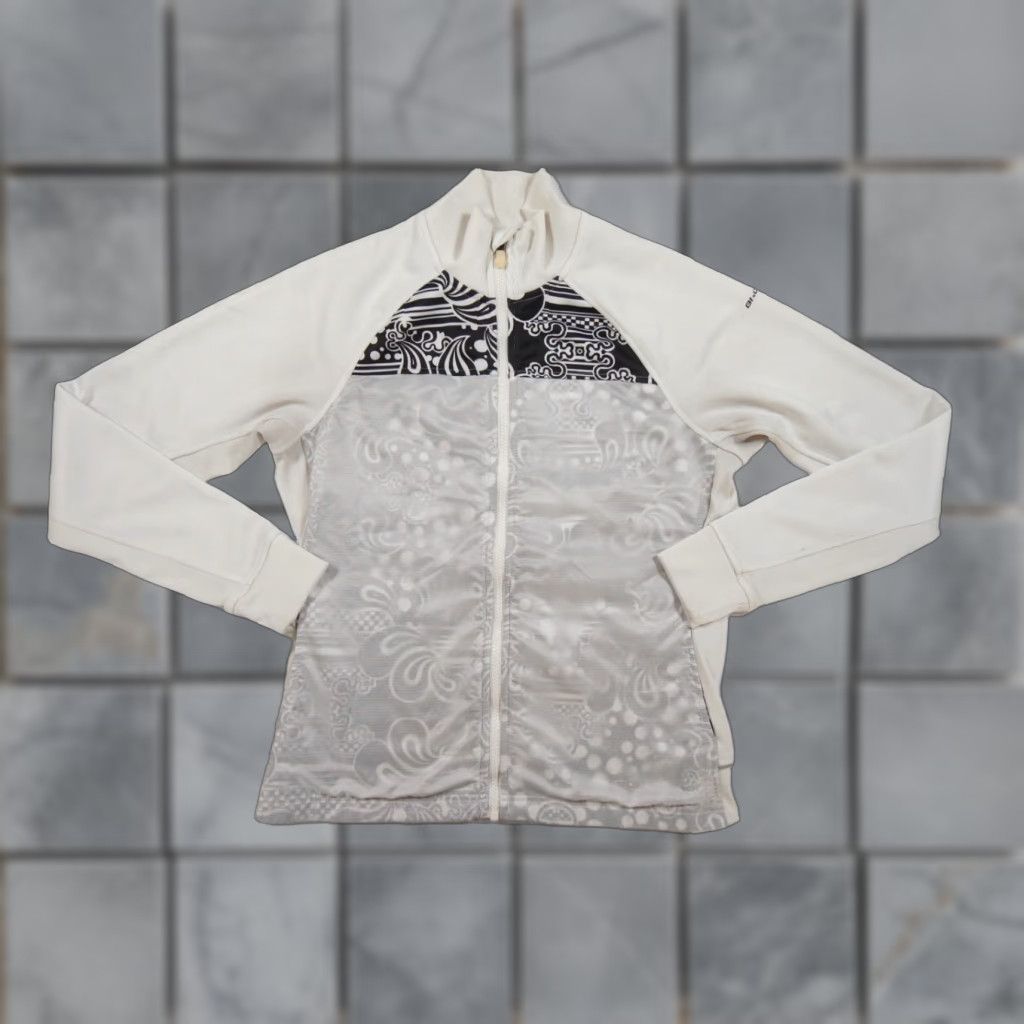 Brooks Brooks Windbreaker Jacket Women's Medium White Full Zip Running Active Outdoor Size M / US 6-8 / IT 42-44 - 1 Thumbnail