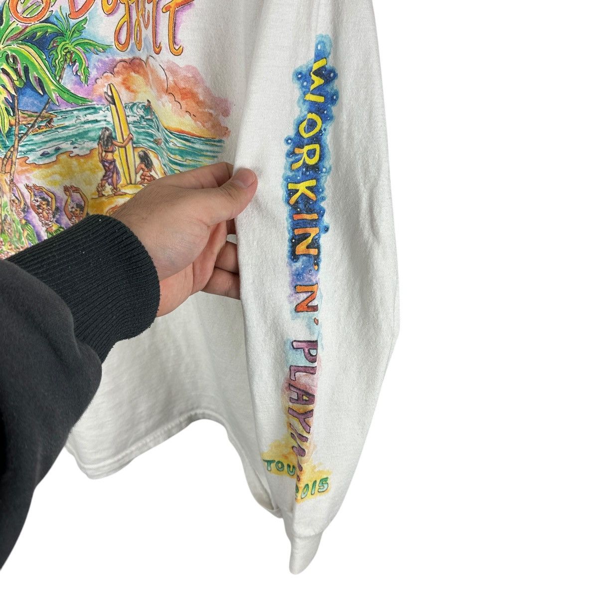 Band Tees Mens Y2K Jimmy Buffett Long Sleeve Band Shirt Size US M / EU 48-50 / 2 - 5 Thumbnail