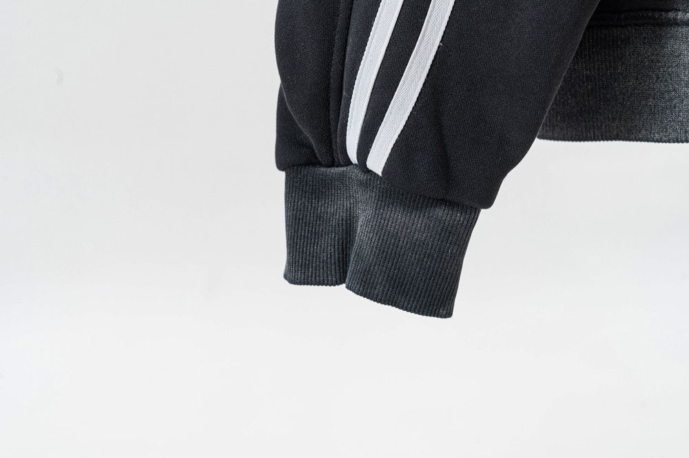 Designer × Vintage Streetwear 90s Fade Stripe Design Hoodie (Size M-Black) New Size US M / EU 48-50 / 2 - 6 Thumbnail
