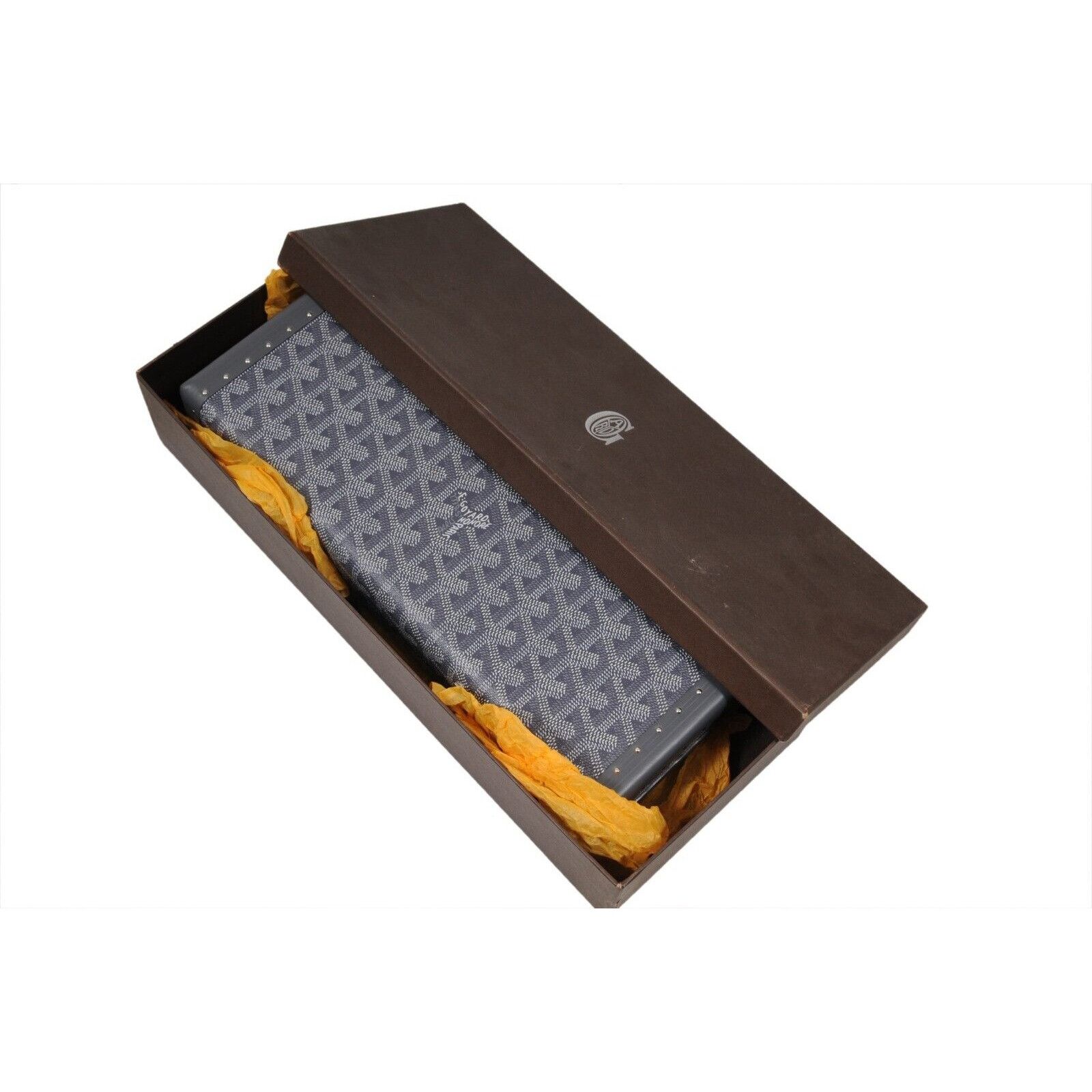Goyard Saint Honore Trunk Bag Leather Gray Shoulder Rectangle Size ONE SIZE - 21 Thumbnail