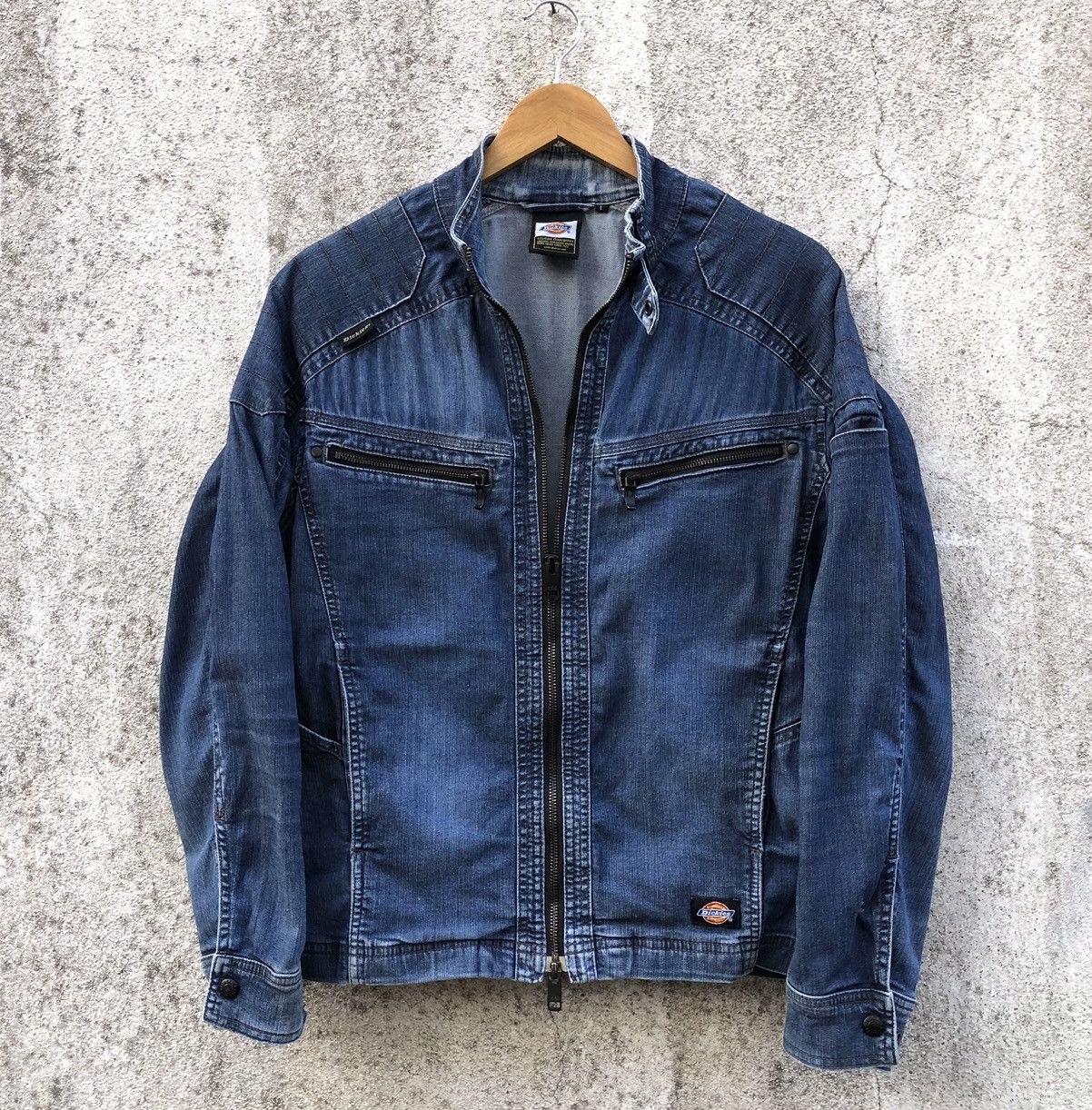 Dickies Dickies Stretch Silky Denim Work / Bikers Jacket Size US L / EU 52-54 / 3 - 3 Thumbnail