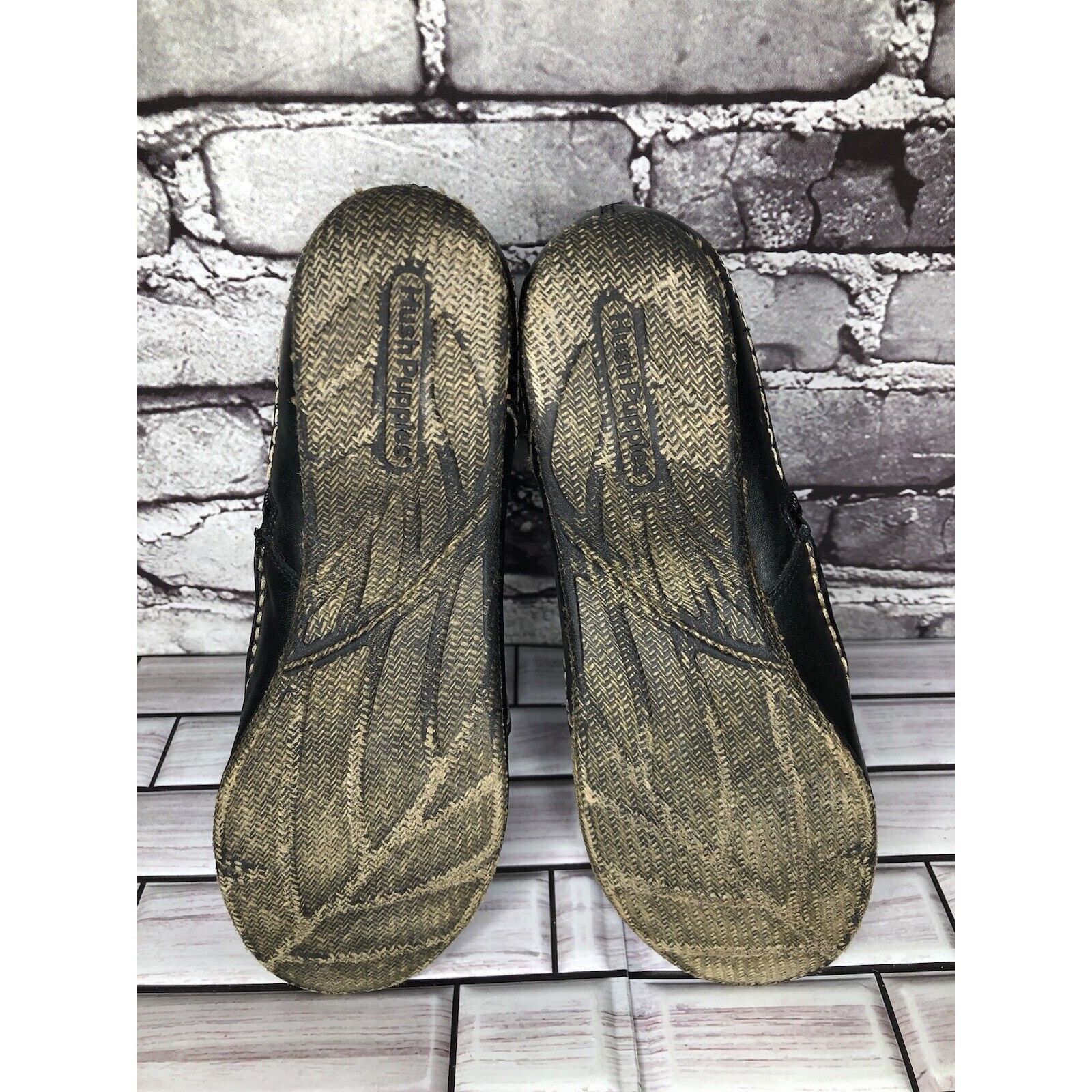Hush Puppies Hush Puppies Black Leather Side Zip Casual Ankle Booties Wom Size US 8.5 / IT 38.5 - 7 Thumbnail