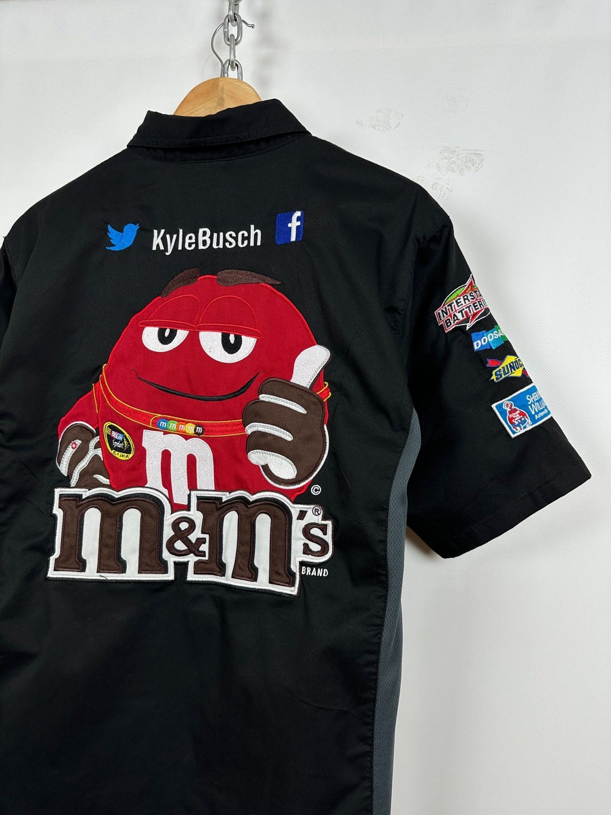 Formula 1 Vintage Kyle Busch NASCAR M&m's Racing Shorts Sleeve Shirt Size US M / EU 48-50 / 2 - 14 Thumbnail